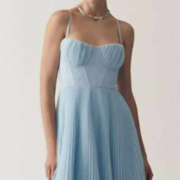 Hutch | Dresses | Anthropologie Hutch Amara Corset Pleated Tulle Fit Flare Midi Dress Size 8 | Poshmark Hutch | Dresses | Anthropologie Hutch Amara Corset Pleated Tulle Fit Flare Midi Dress Size 8 | Poshmark